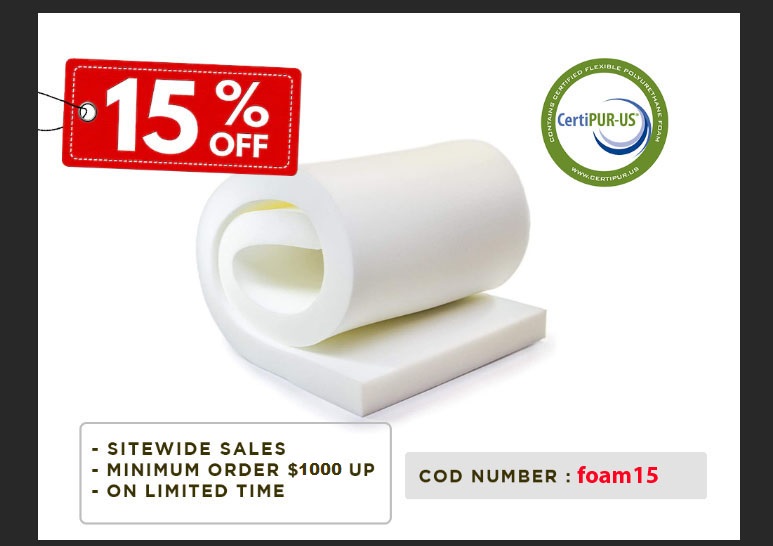 foam rubber pillow forms